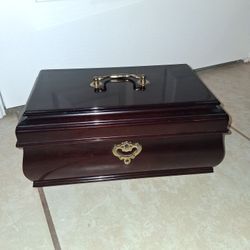 Vintage Wood Jewelry Box