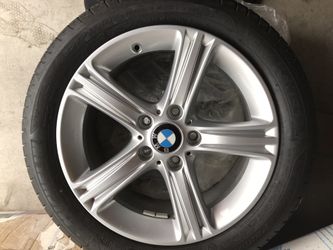 BMW rim and tires set 4 pressure sensor including 900 or better bo....bmw llantas con rines set de 4 en muy buenas condiciones sensor incluido 900 o