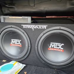 12"MTX Subwoofers With Box