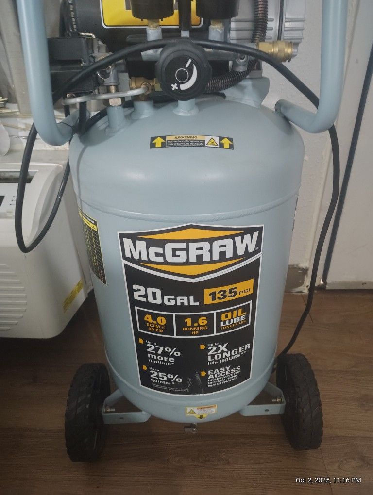 McGraw 20 Gal Air Compressor