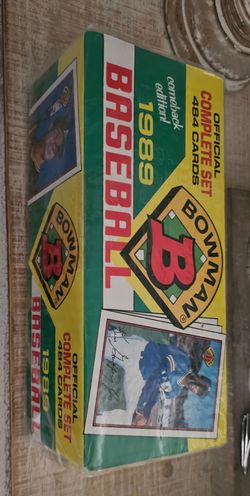 1989 Bowman Baseball cards
