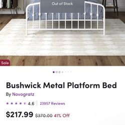 Bed Frame - Full - Hablo Español 