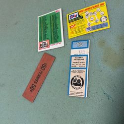 Collector Baseball Ticket Topps Trading Card