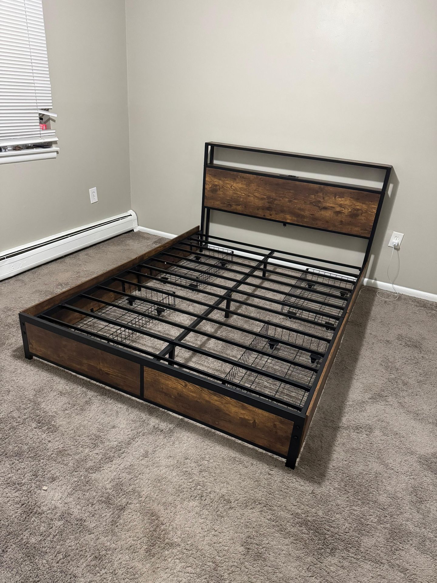 Queen Brown Bed Frame