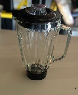 Glass Blender Jar with Lid and Blade
