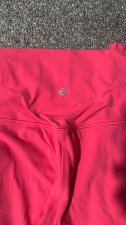Lululemon Pink High-Waist Leggings