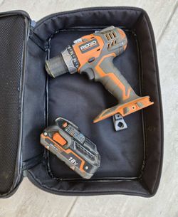 RIDGID 18V Drill and Battery
