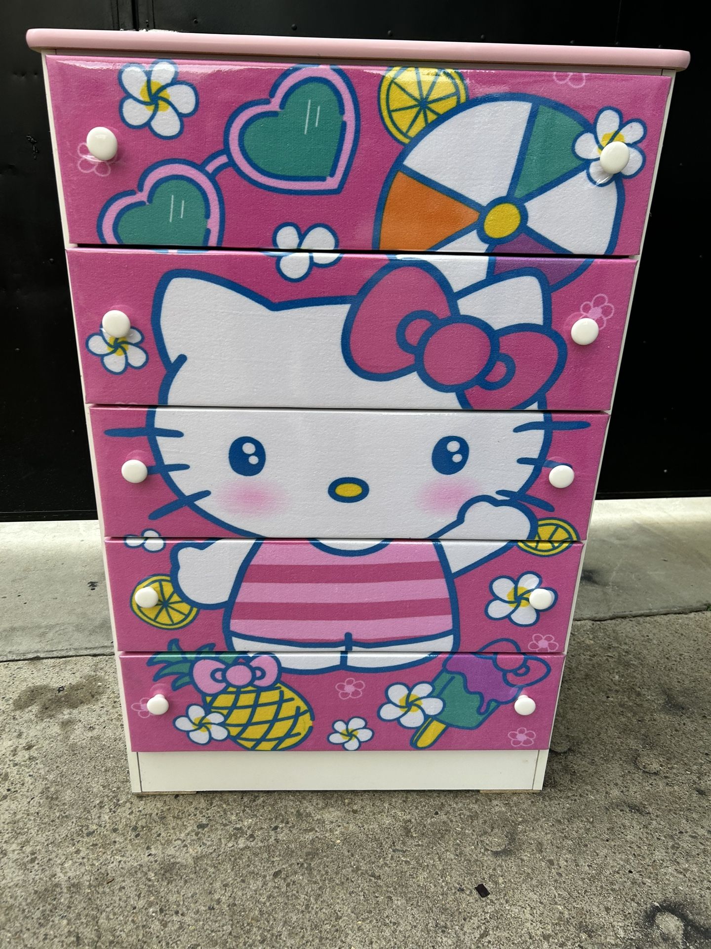 Hello Kitty Dresser Available In Different Cartoon Designs 