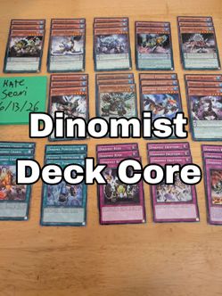 Yu-Gi-Oh Dinomist Deck Core