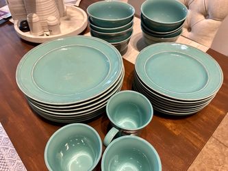 Beautiful Aqua Blue Dinnerwear Set