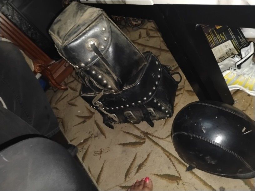 Motorcycle Saddle Bags Pure Leather