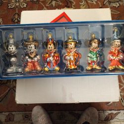 Mickey Through The Years 6 Pc Ornament Set