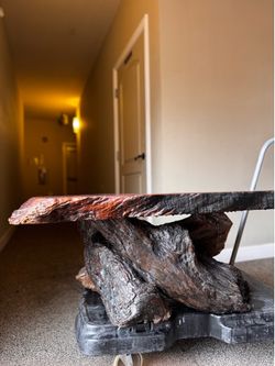 Red Wood coffee Table