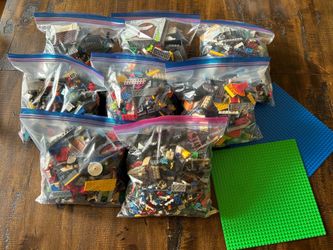 Legos - Approx 16 lbs, plus 2 plates