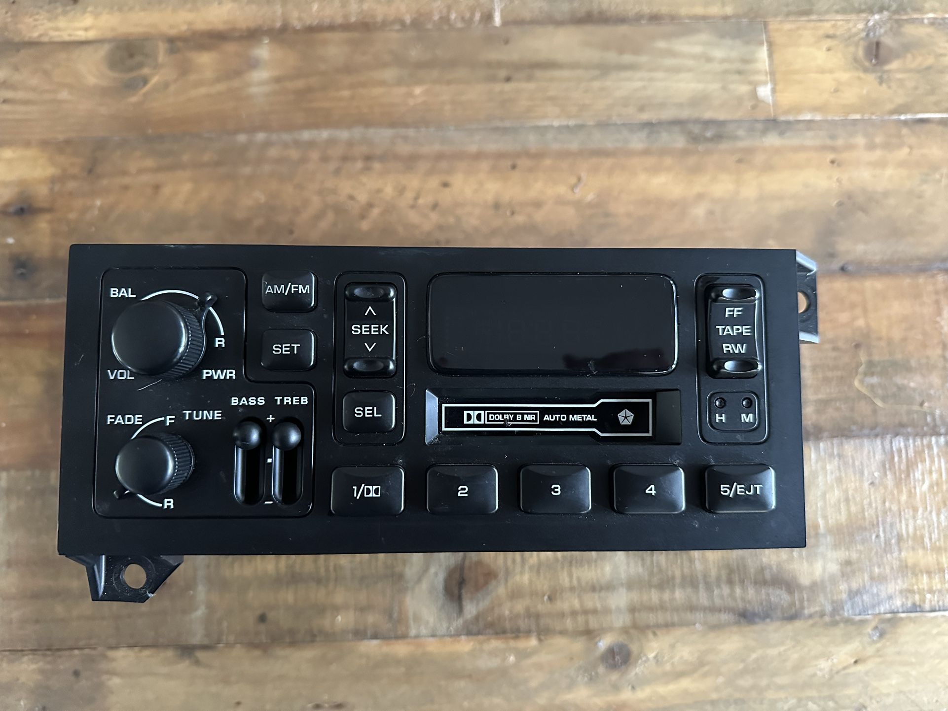 Chrysler Dodge Jeep AM/FM cassette radio