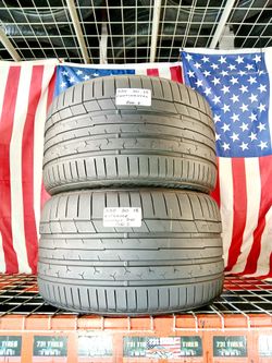 ✅ 335/30R18 CONTINENTAL EXTREMECONTACT SPORT 02 Max Performance Summer Tires 335/30ZR18 USED TIRES SET