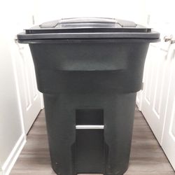 Toter Outdoor Trash Can with Wheels and Attached Lid | 96 Gallon | Used - $75 | Make Offer
