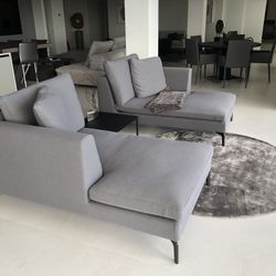 Camerich Alison chaise In Grey (set of 2)