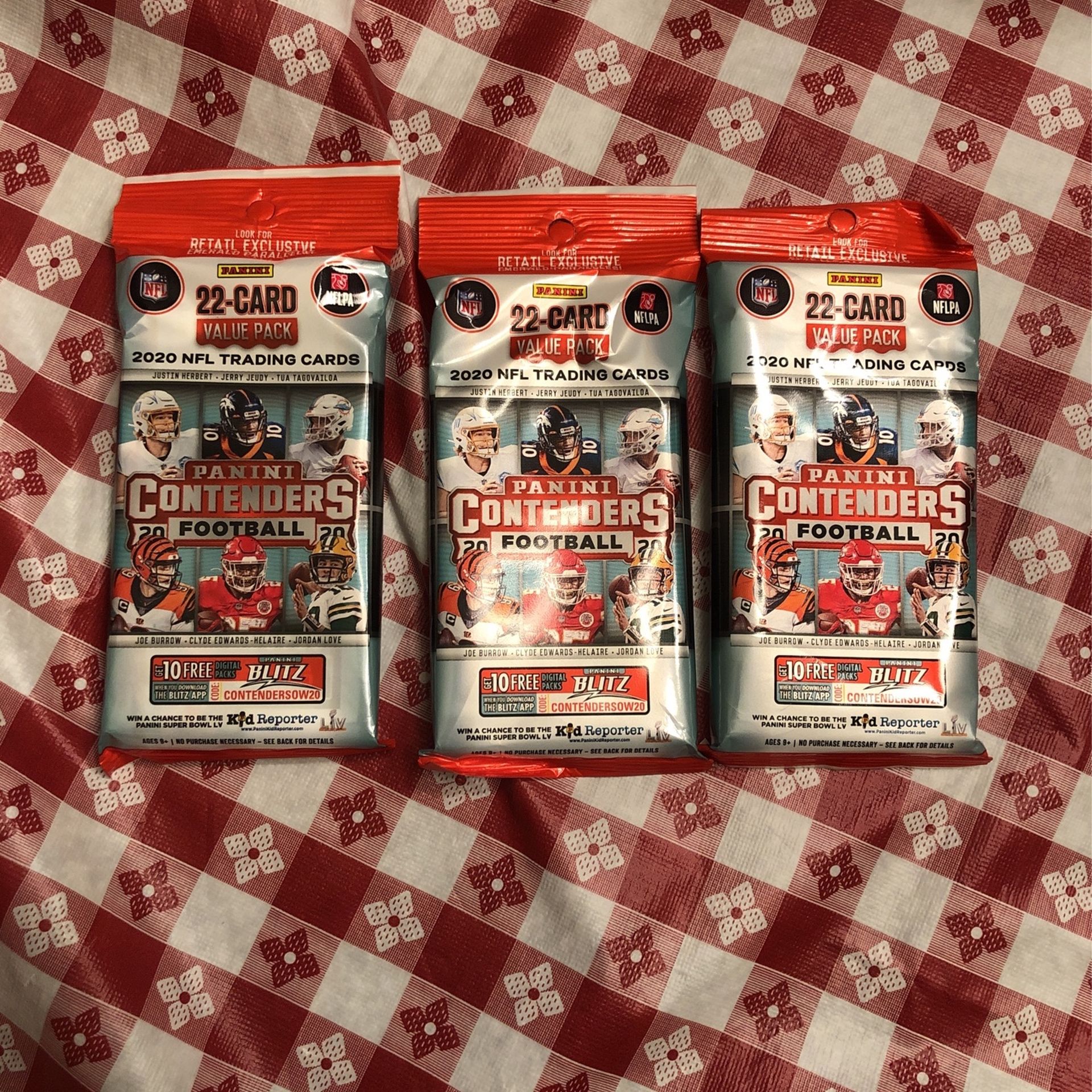 Panini Contenders Football Cello Fat Pack