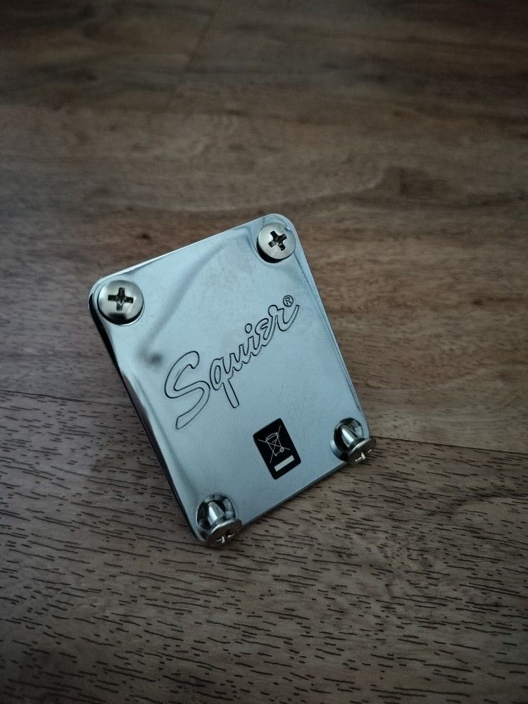 Squier Neck Plate And Screws New Condition