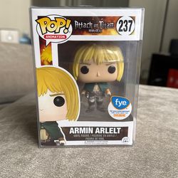 Attack On Titan Funko Pop Admin Arlelt FYE Exclusive 