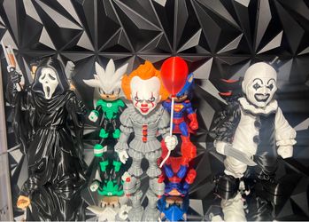 Ghostface Art the clown Pennywise Sonic 3D Print Big Figures