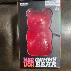 Nee-doh Gummy Bear Pink New