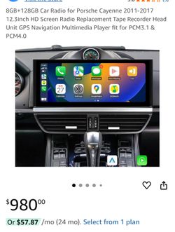 2011 -2017 Porsche Cayenne Android Stereo Uplift Kit To 2020-2022 Model