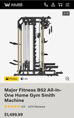 Major fitness B52 all in one home gym Smith machine