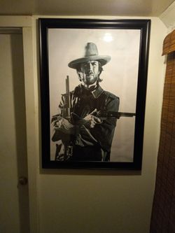 Clint Eastwood Silk Poster  36× 24