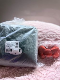 Kuromi Plush Bag & Hello Kitty Scrunchie