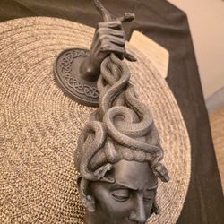 12 "Decapitated Medusa Head Cast Resin Wall  Statue 