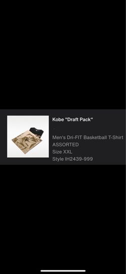 Kobe Draft Pack & Draft Pack Shirt.