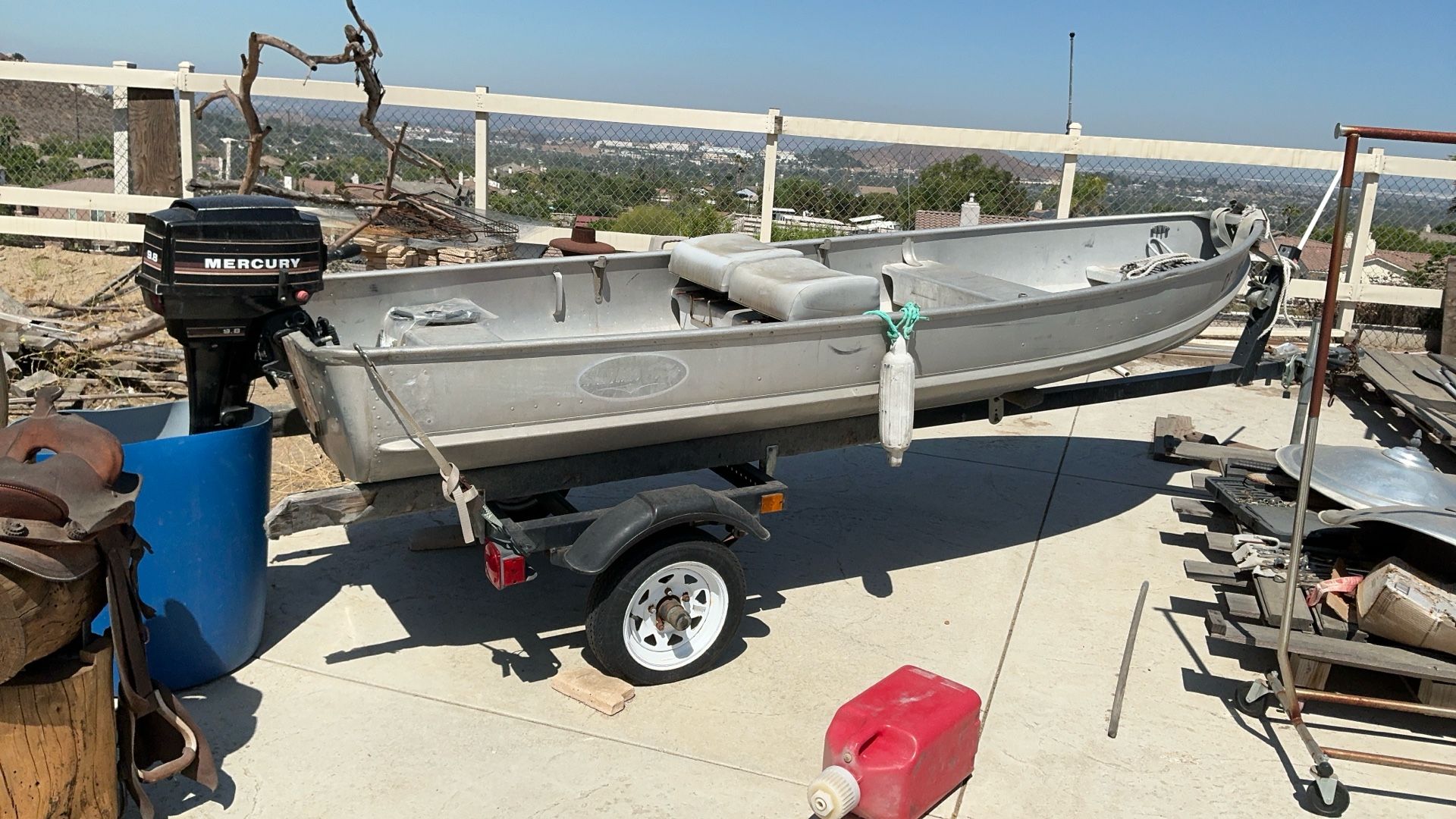 13 ft Aluminum Fishing Or Lobster/Crab Boat