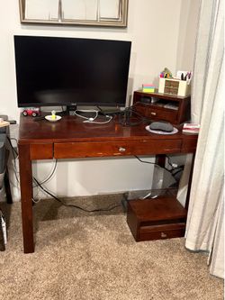 Wooden desk