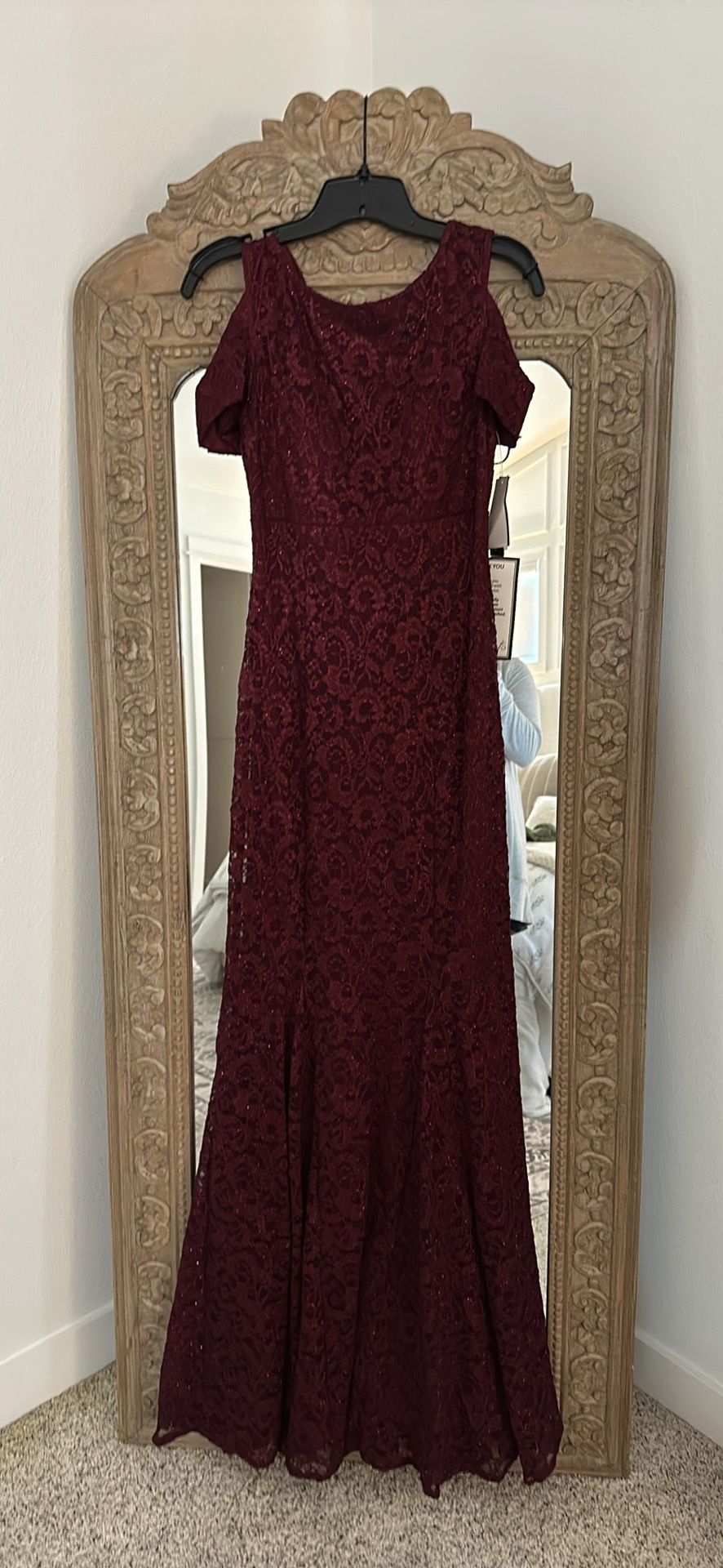 Maroon Dress Tags Still Attached 