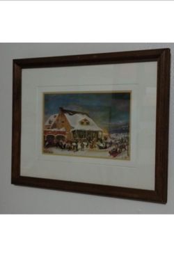 VINTAGE CORNELIUS KRIEGHOFF ARTWORK- PRINT 13.5"×11"