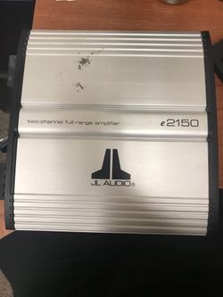 JL audio amplifier