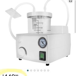 Electric Sputum Suction Device for Elderly and Home Care Low Noise Negative Pressure Phlegm Suction Pump Device - with Anti-Skid and Shock Absorber Fu