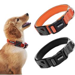 New Reflective Premium Dog Collar Adjustable Soft Neoprene Padded Breathable Nylon Heavy Duty Collars for Dogs