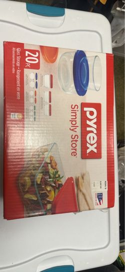 Pyrex Simply Store 20-Piece Glass Storage Set