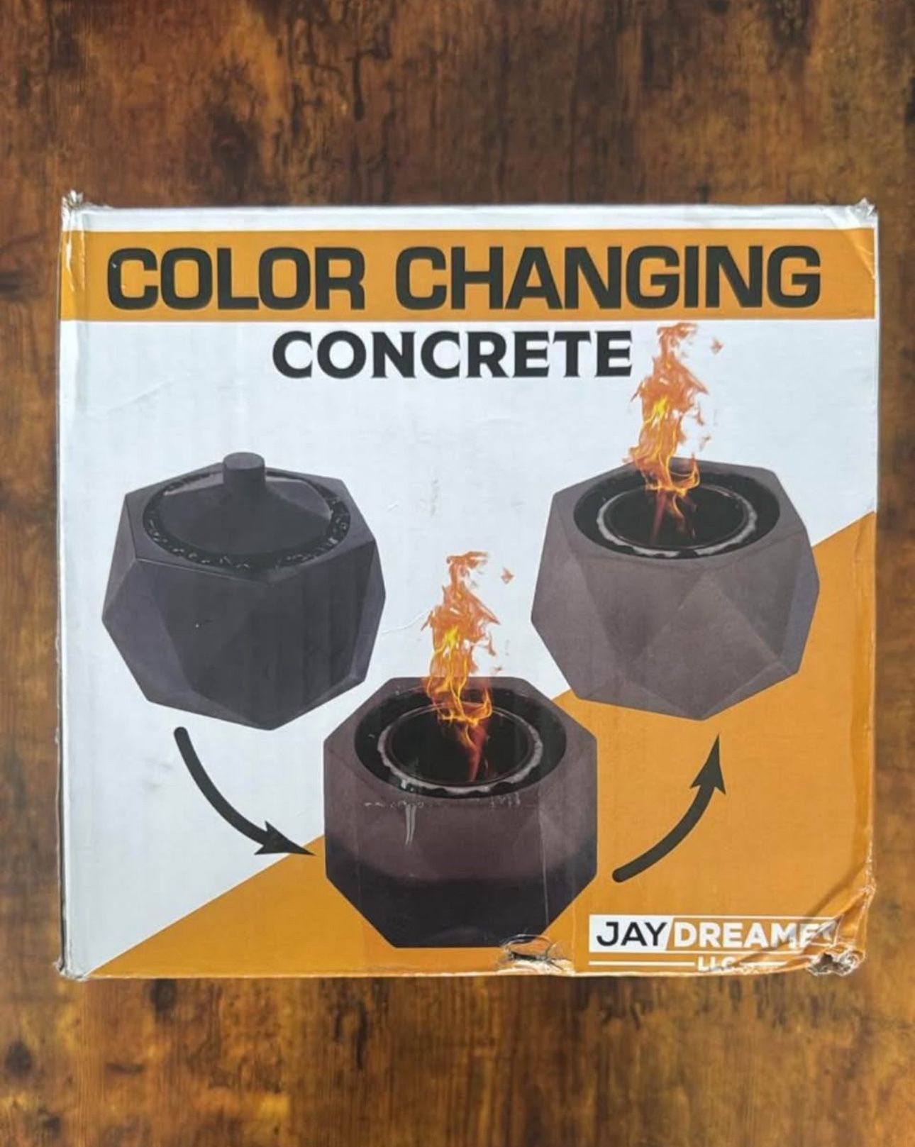 Jaydreamer Color Changing concrete Fire Pit
