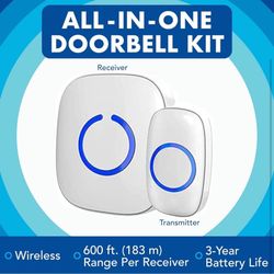 Wireless Doorbell No Camera 