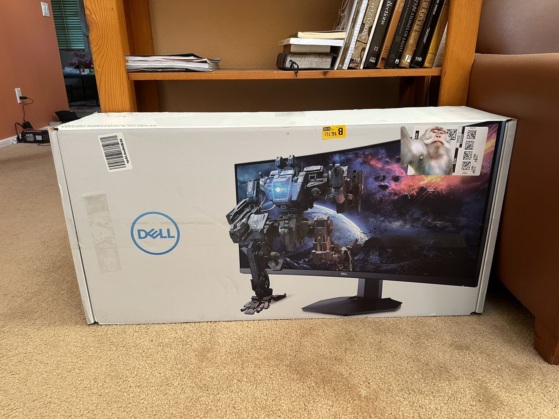 Dell S3422DWG 34 Inch Curved Gaming Monitor.