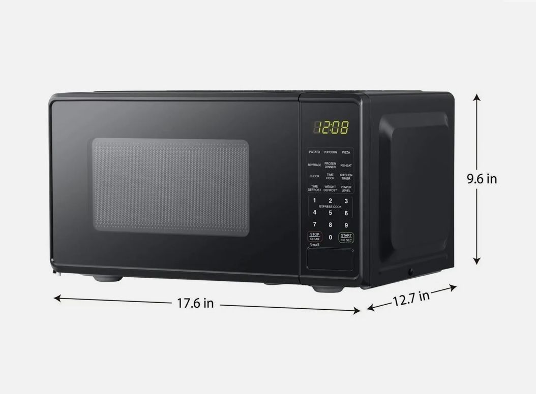 Compact Countertop Microwave Oven, Black for Sale in Tustin, CA - OfferUp