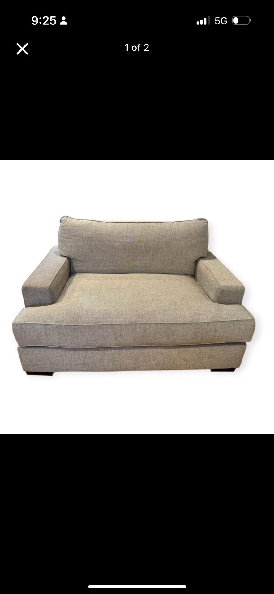 Duck feather loveseat - NEED GONE ASAP