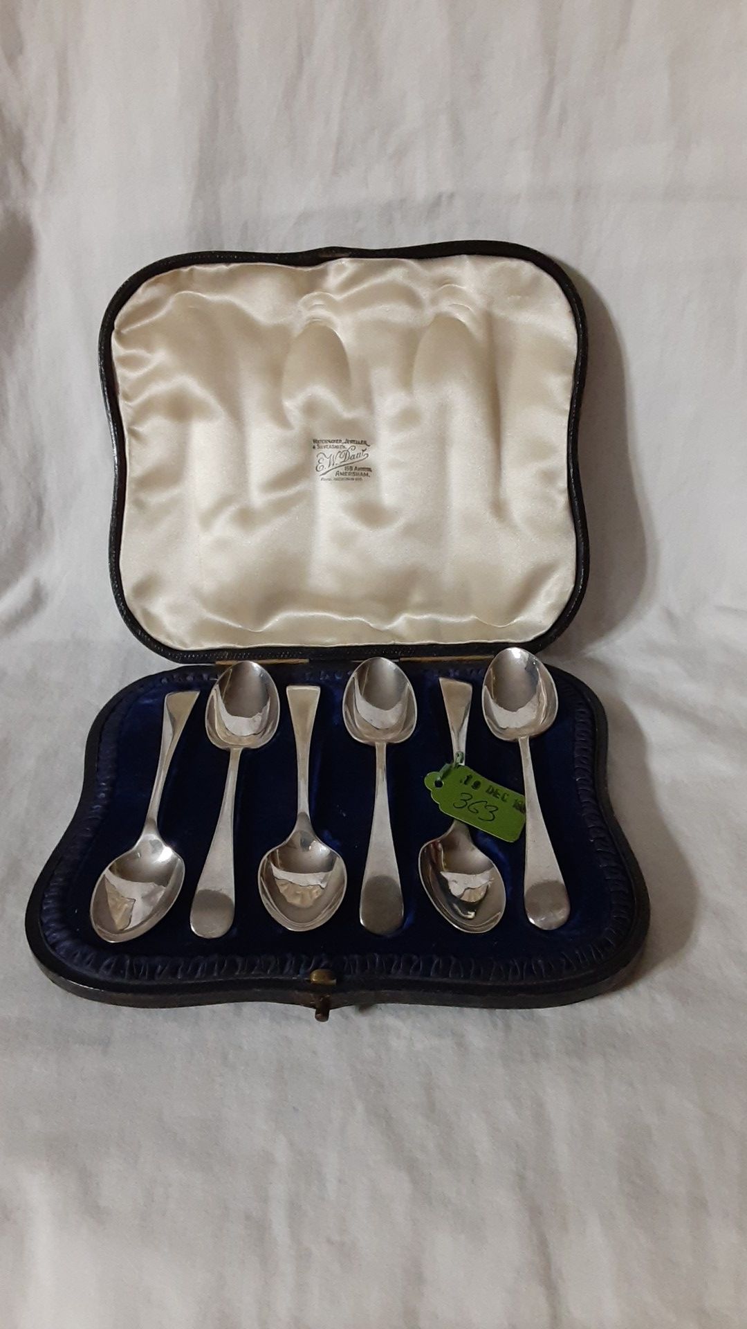 SET OF SIX ANTIQUE BRITISH SILVER SPOONS