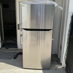 LG Silver Refrigerator 