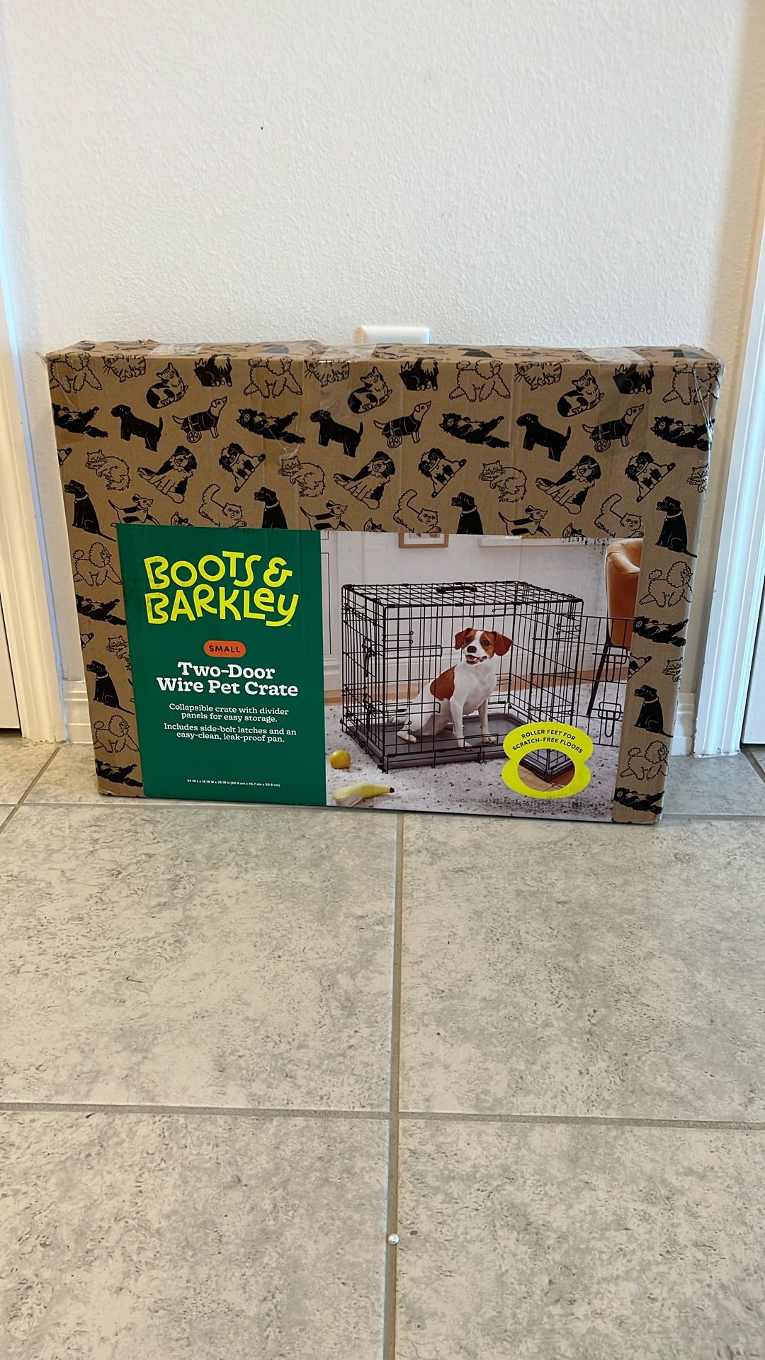 Two Door Wire Pet Crate