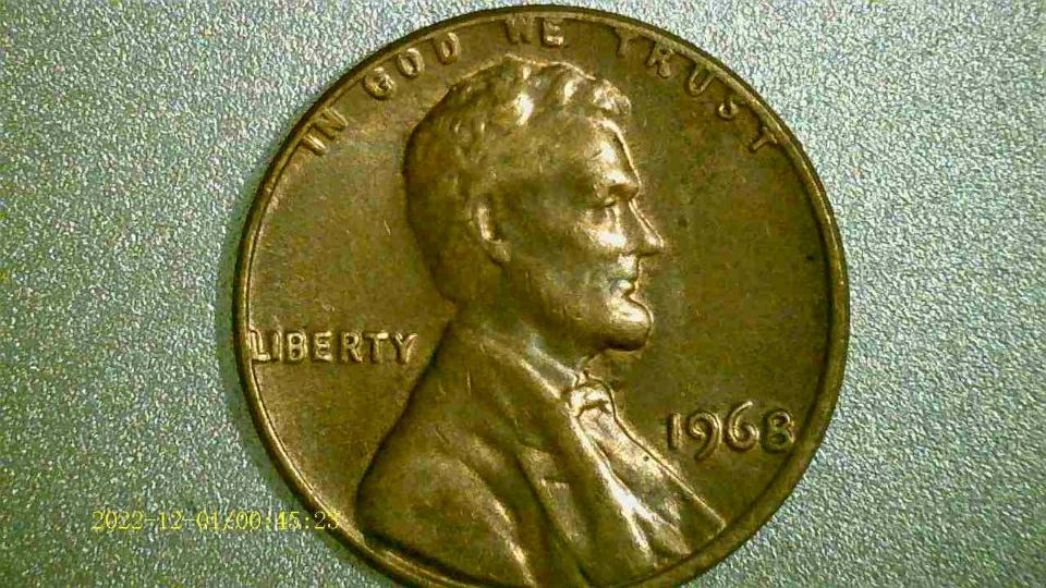 1968 DDO LINCOLN ONE CENT PENNY RARE